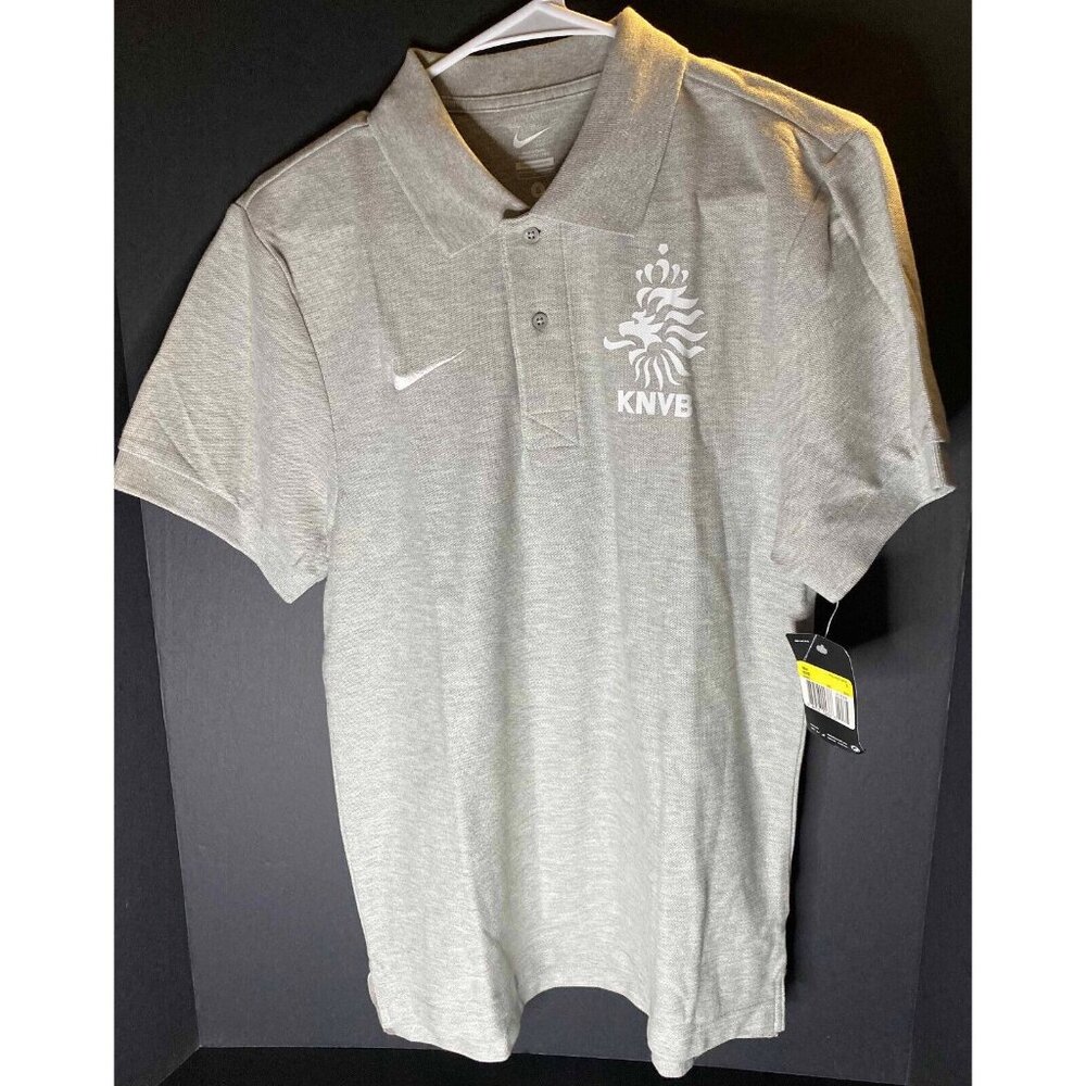 Nike KNVB Soccer Jersey Polo Mens S 454800-050 Active Shirt Futbol NWT